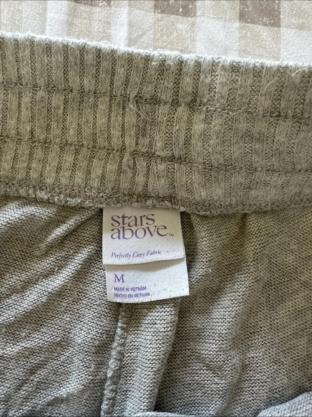 stars above Heather Gray Lounge Pajama Joggers